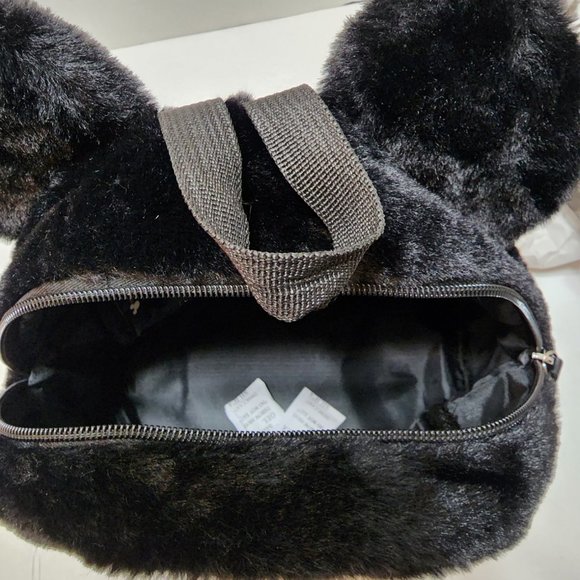 New Mickey Mouse Faux Fur Backpack with Ears from Bioworld main image 10